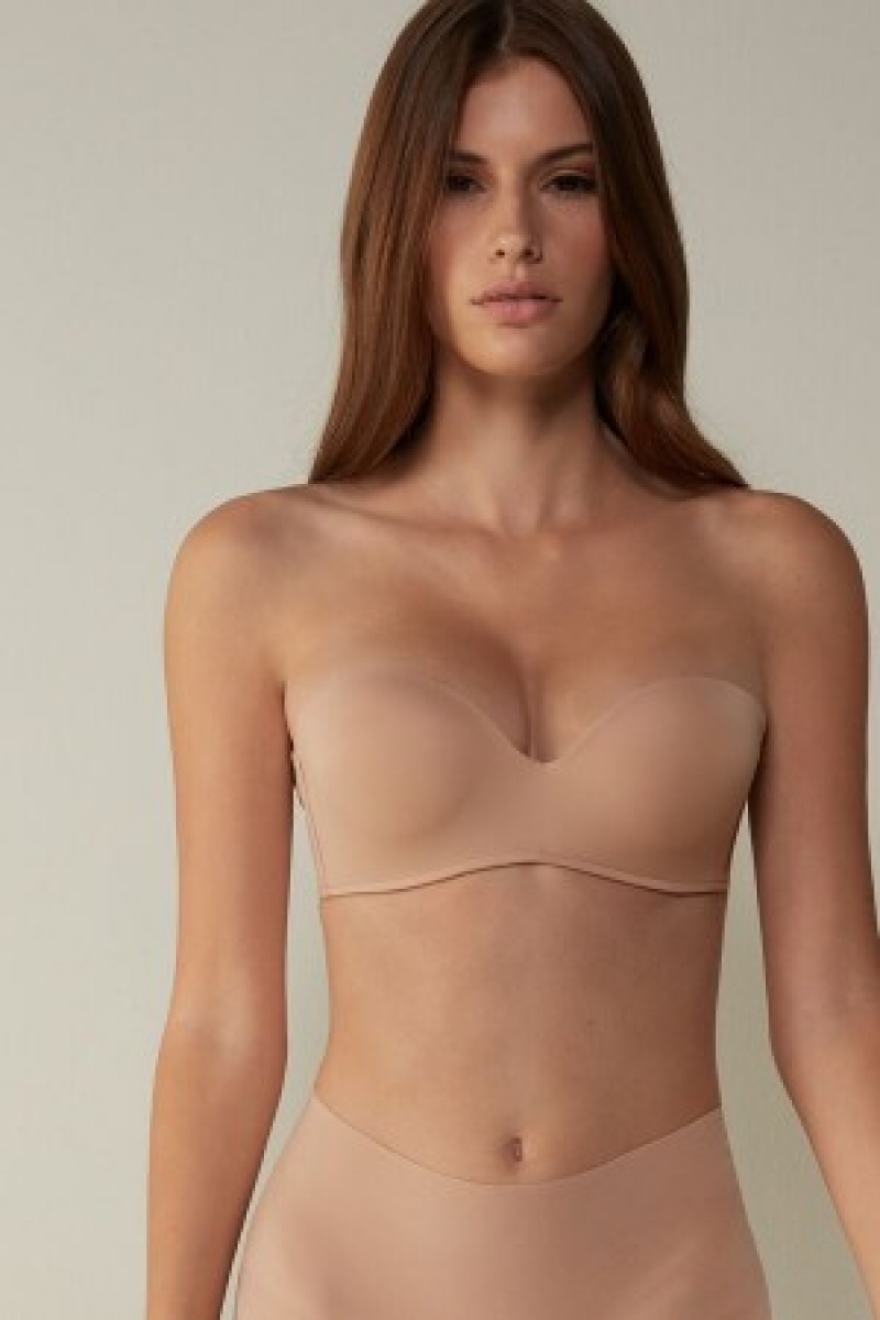 Intimissimi Gioia Bandeau Bra Natural | ANLDF82379